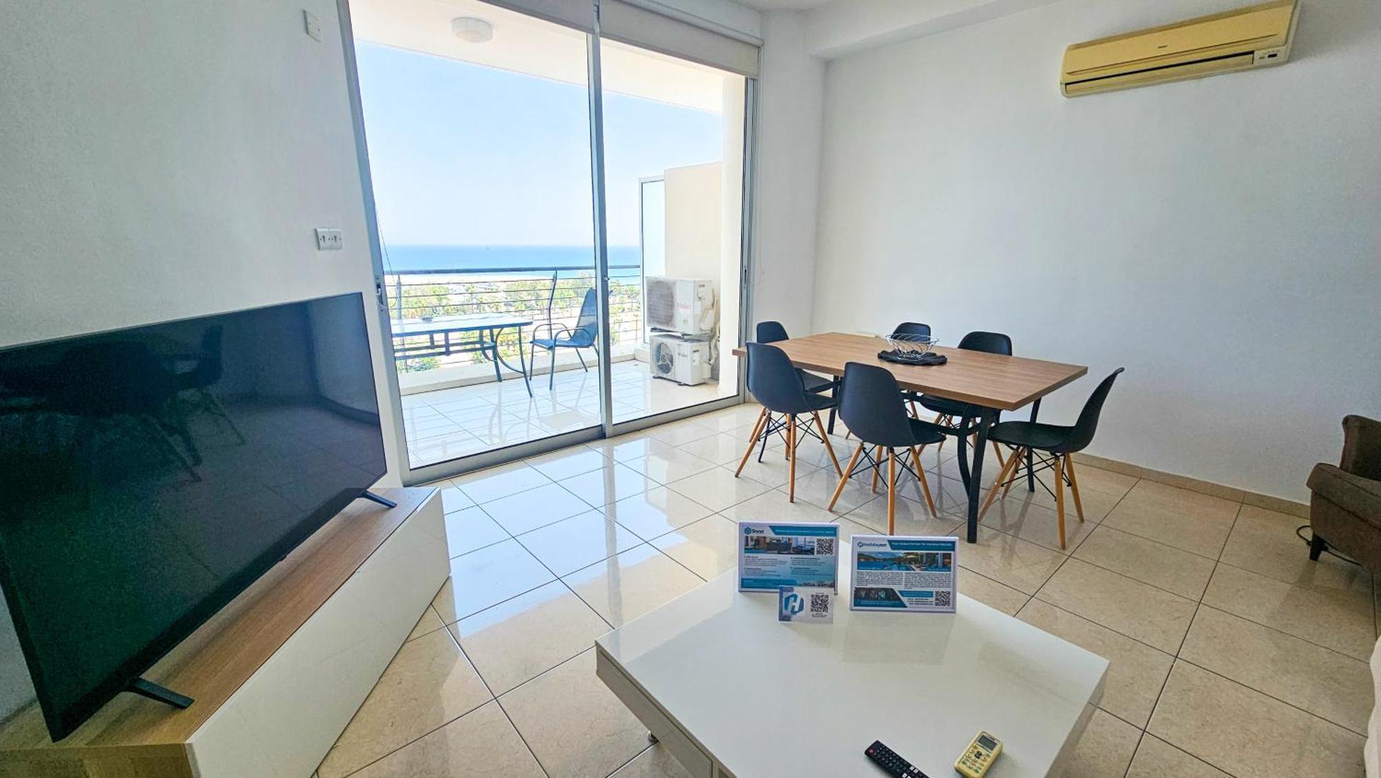 Paradise Palms Seaview Apartment Larnaca Bagian luar foto
